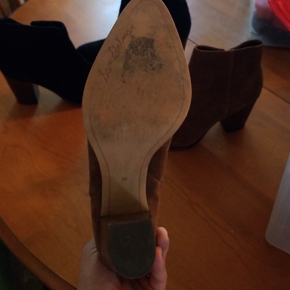 2 pair of excellent cond. sam Edelman suede boots - Picture 3 of 7